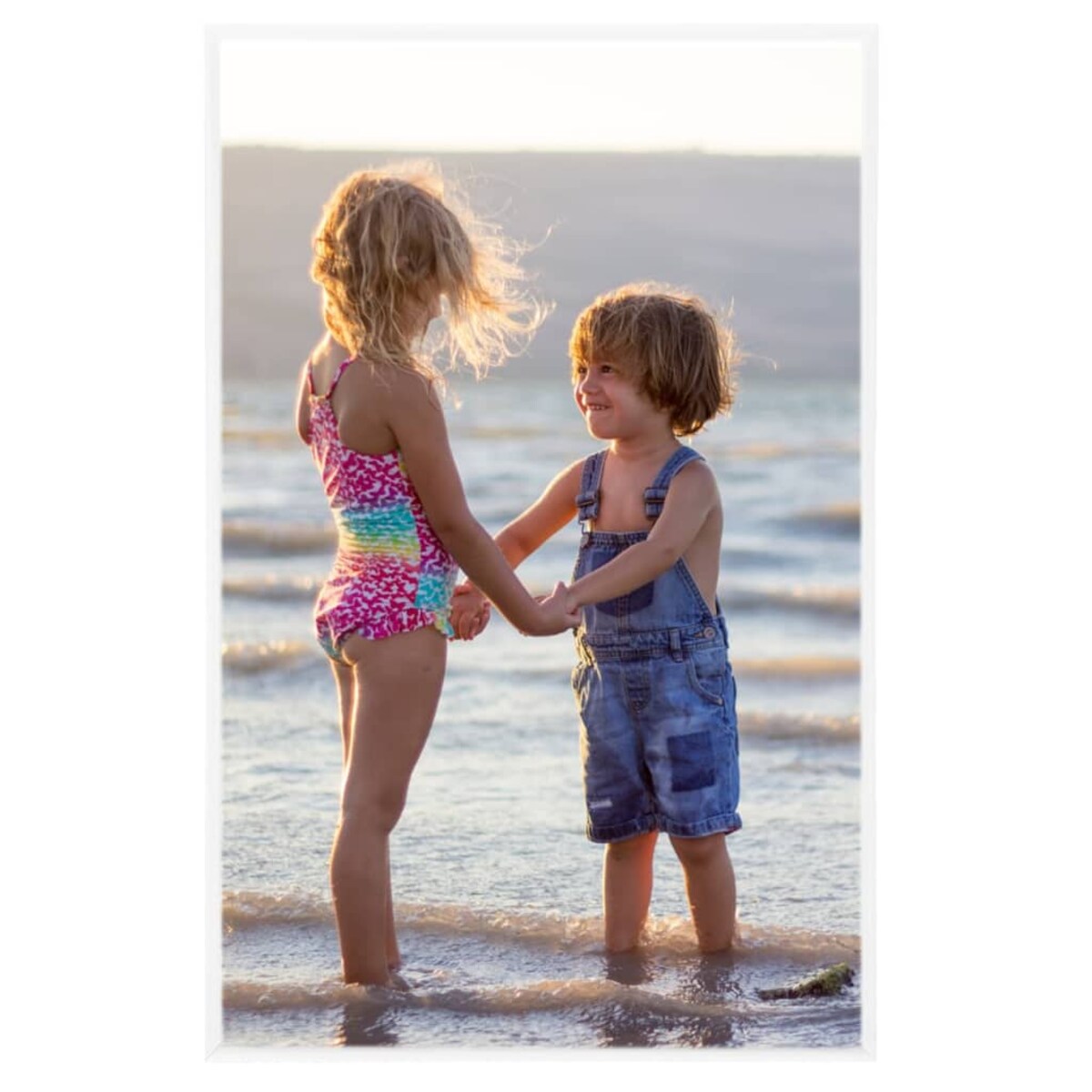 vidaXL Ramki na zdjęcia, 3 szt., stojące, białe, 13x18 cm, MDF