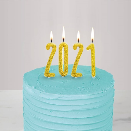 PME Świeczka cyfra 1, złoty