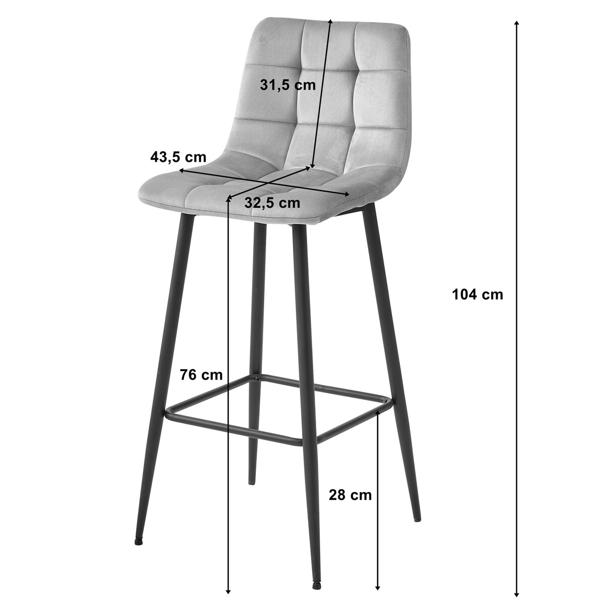 Hoker Do Jadalni Kuchni Baru Wysoki Arceto