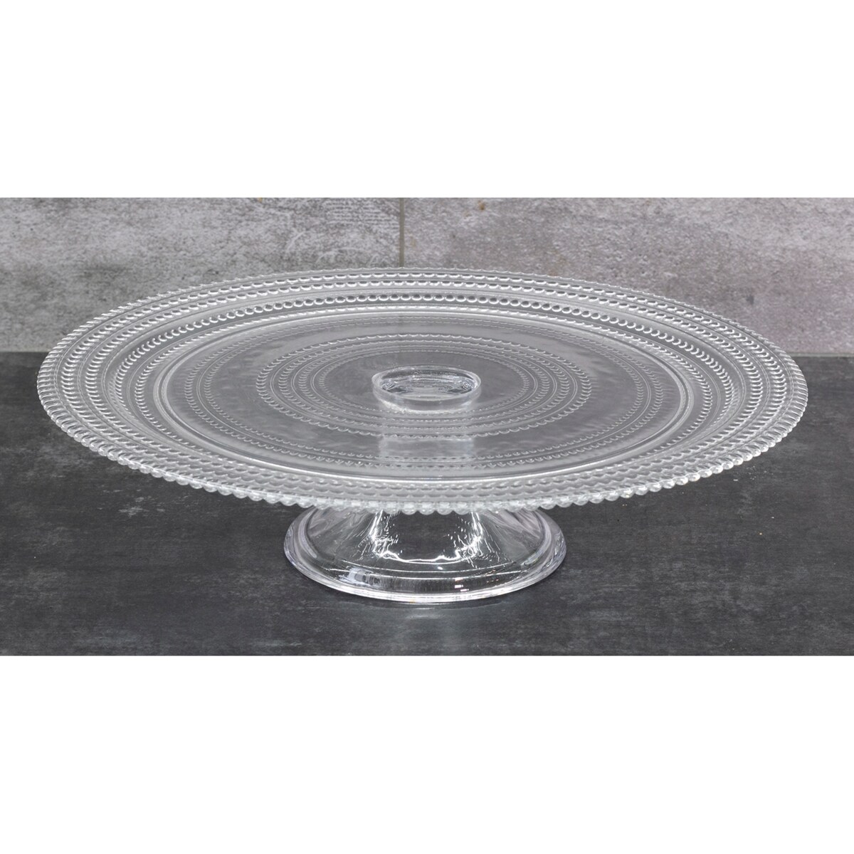 PATERA DO OWOCÓW szklana, przezroczysta