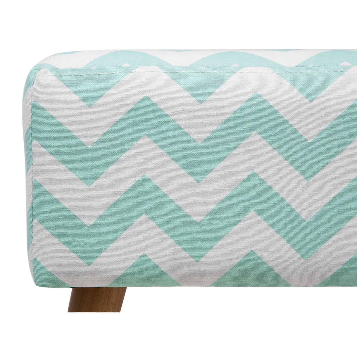 Stołek zielono-biały MANTEO