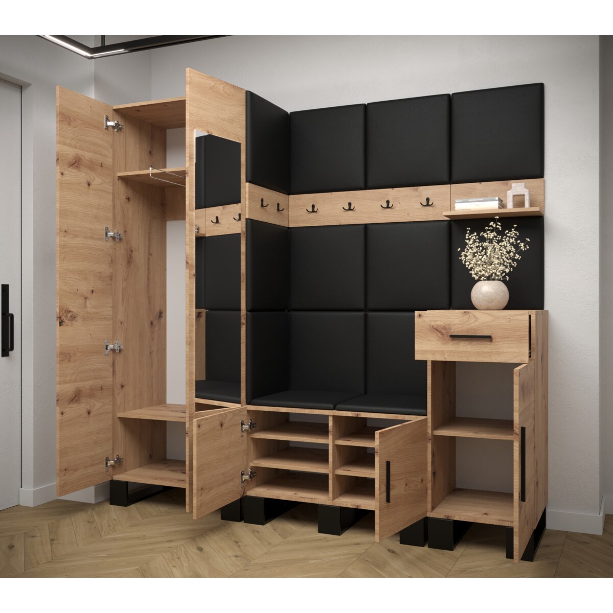 Garderoba do przedpokoju Abiks ARTIN 13 artisan+manila02