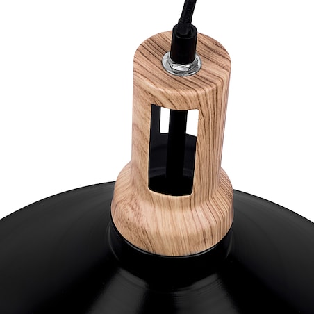 KONSIMO TRIAN Lampa wisząca 2szt., kolor Czarny