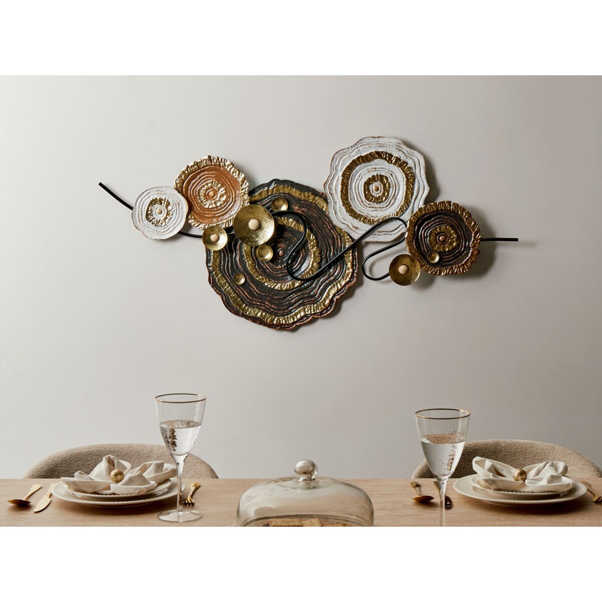 Dekoracja ścienna IRIDIUM Metal 55 cm Kolorowy