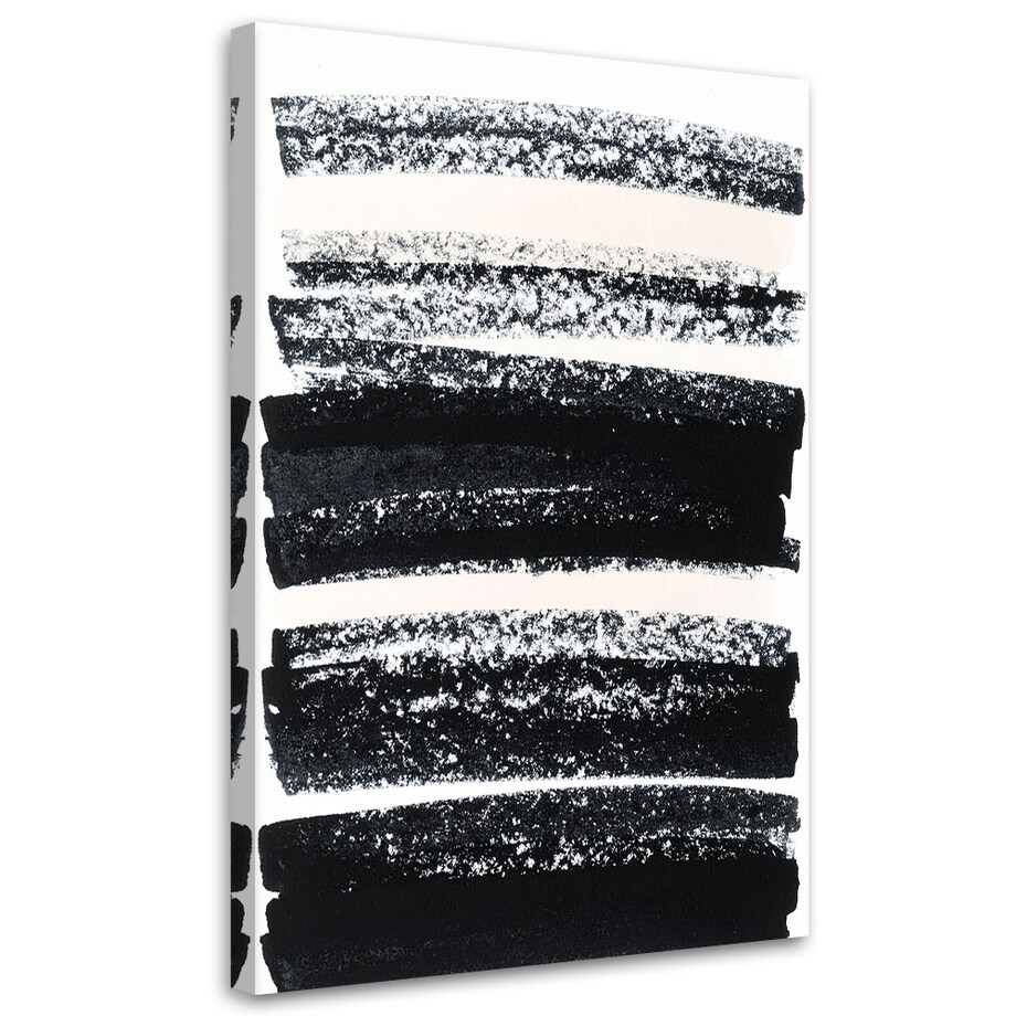 Obraz czarno biały do salonu jadalni biura, Nowoczesna Abstrakcja 40x60