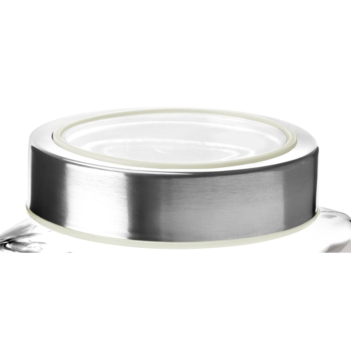 szklany POJEMNIK na ŻYWNOŚĆ mąkę cukier SŁOIK RUBI 1 L do szuflady szafki