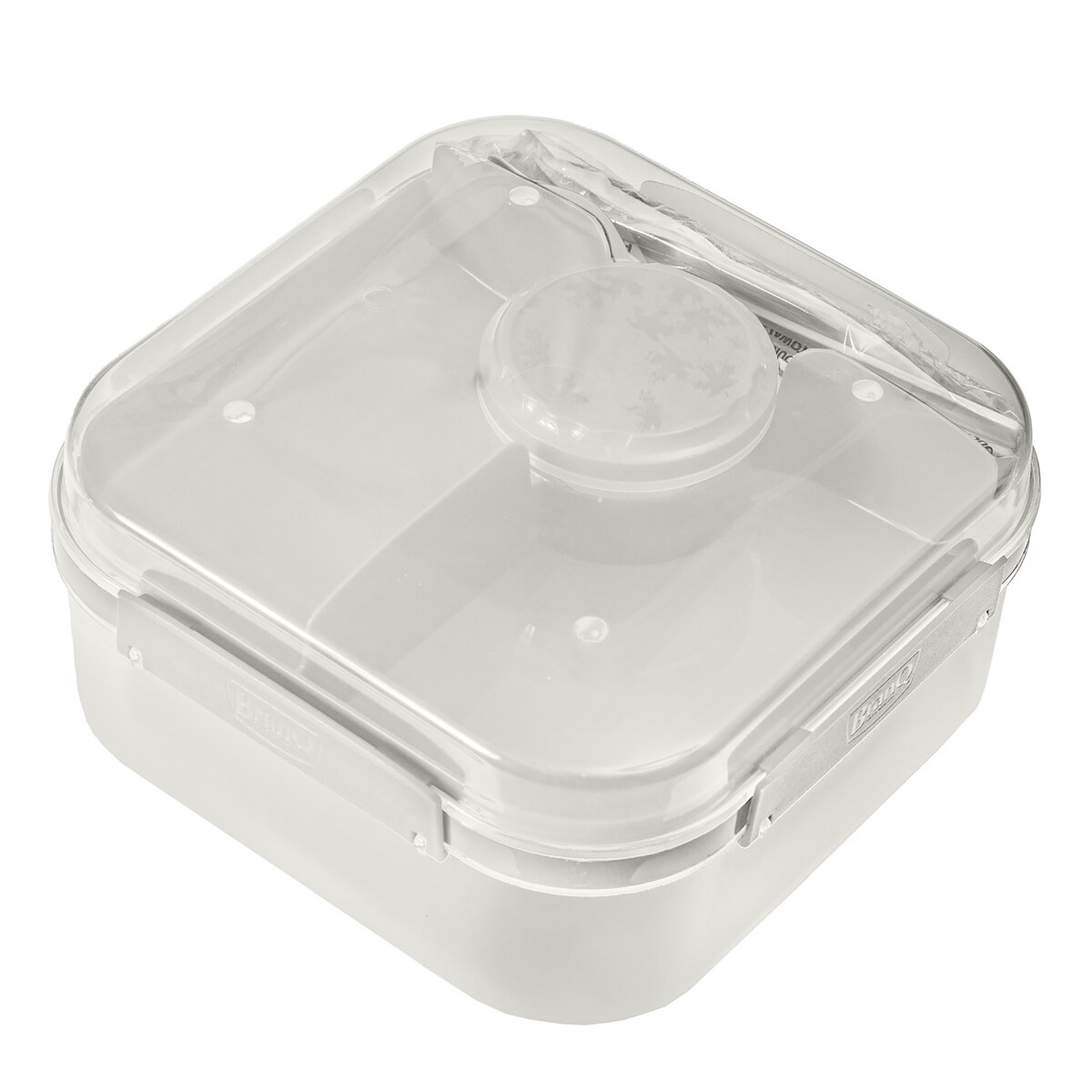 Pojemnik Śniadaniowy Plastikowy Śniadaniówka Lunch Box 1.6 L Biały