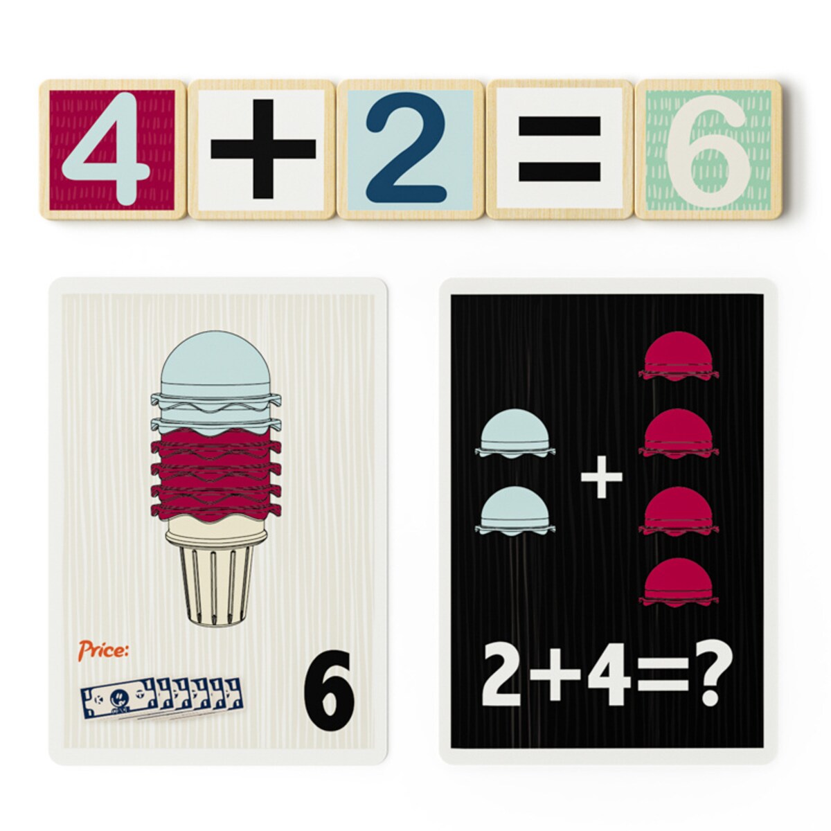 Lodziarnia - zabawka matematyczna dla dzieci 36 mies.+ Top Bright