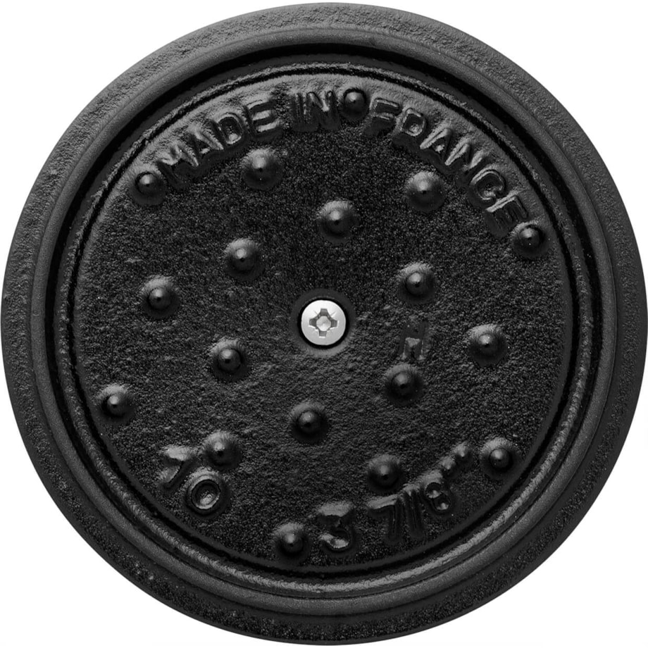 Mini garnek żeliwny okrągły Staub - 250 ml, Biała trufla