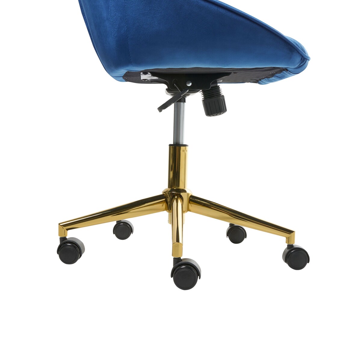 Krzesło obrotowe BARDSDALE Welur Granatowy