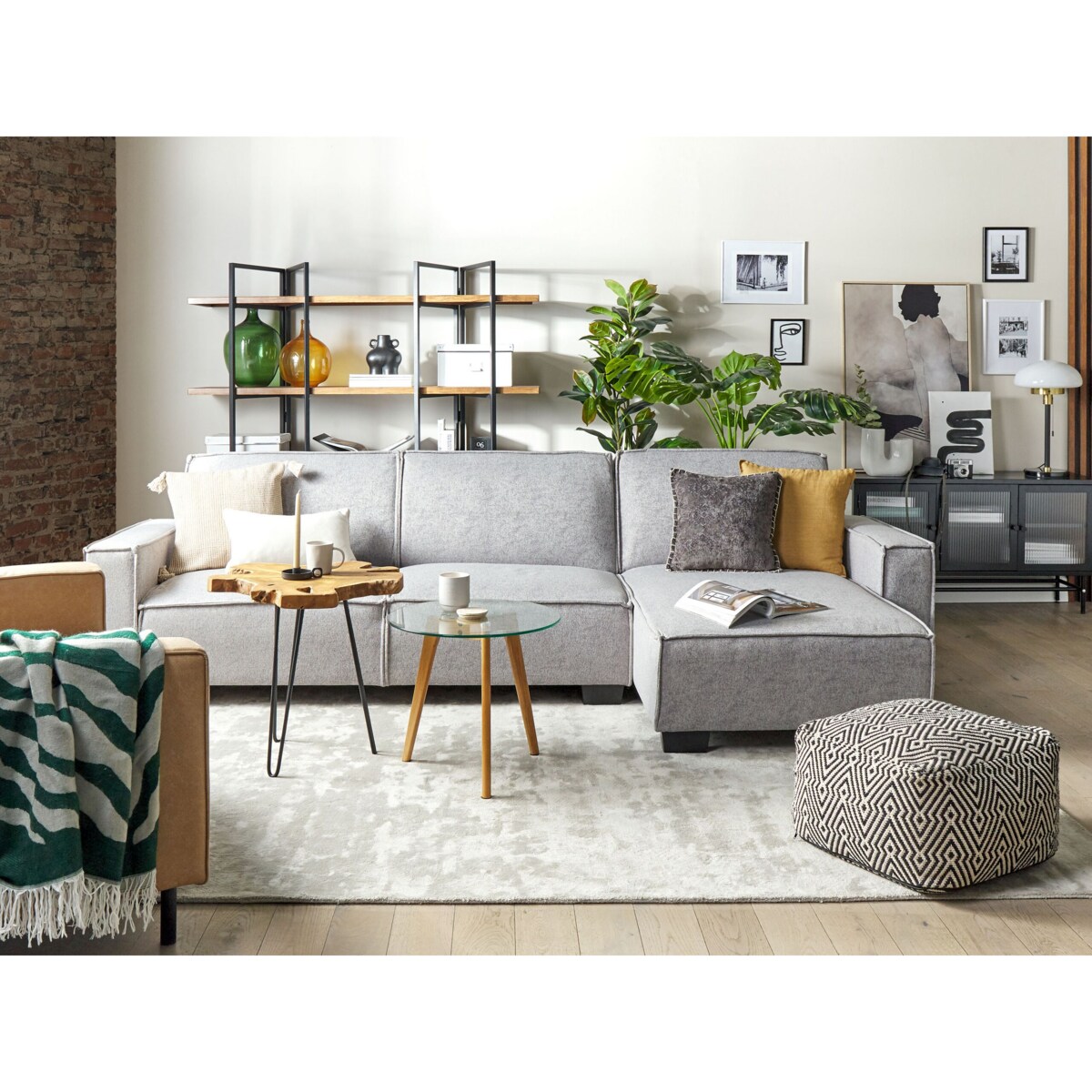 Zestaw 2 stolików kawowych szklanych MISSOURI