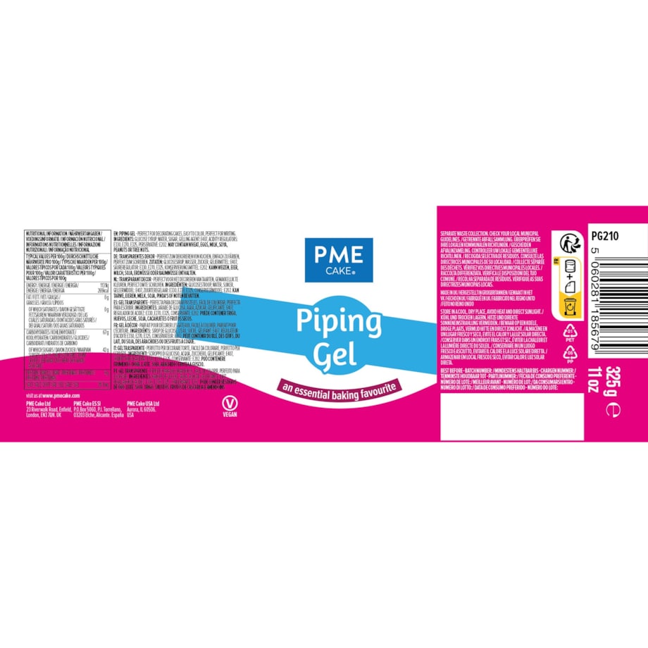 PME Jadalny żel do dekoracji 325 g