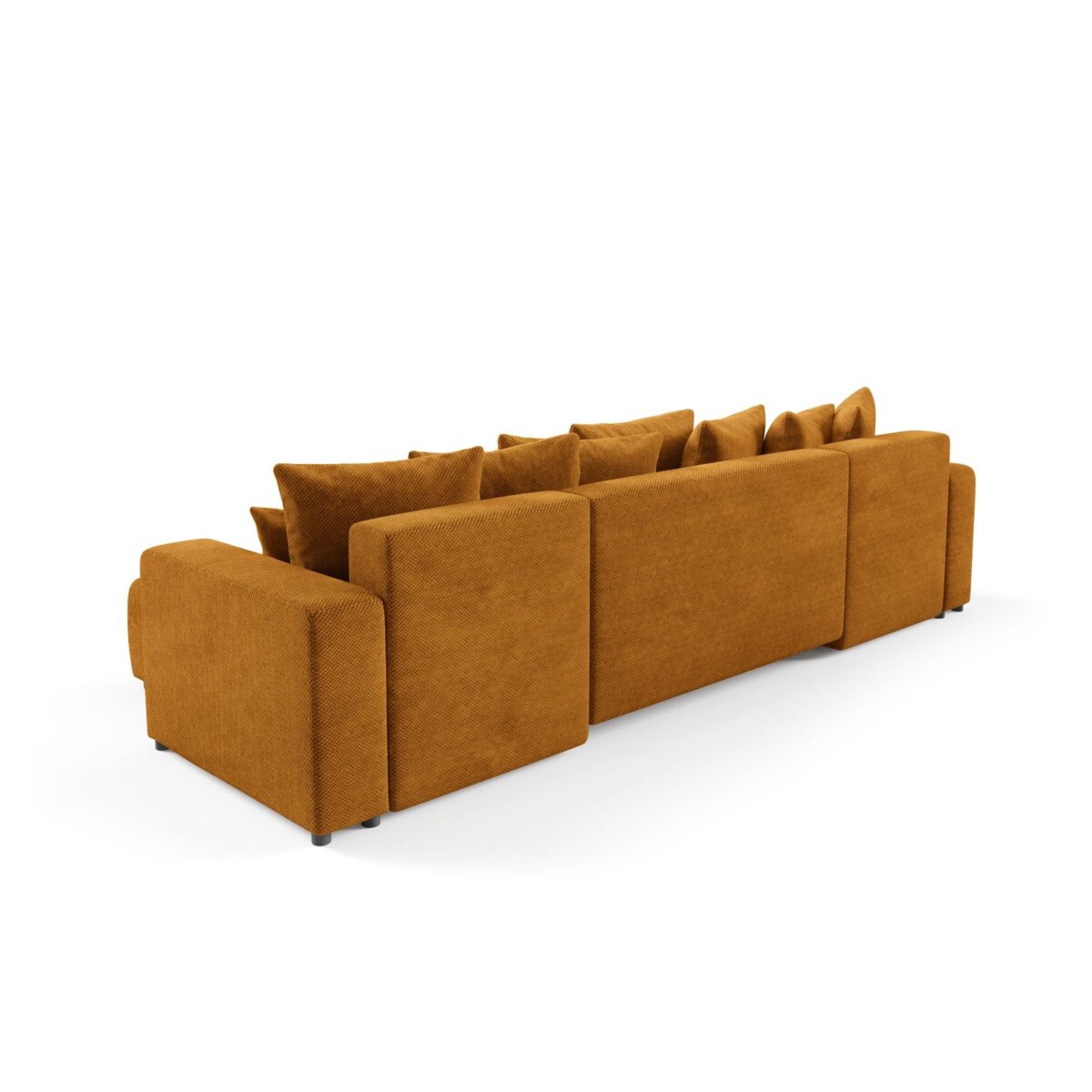 Narożnik EVORA U z pojemnikiem tkanina miękki plusz Kolor: Onega 19