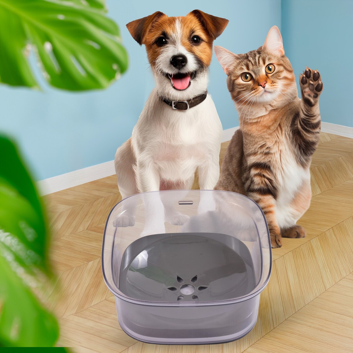 Miska Dla Pupili Do Wody Niechlapiąca Kot Pies Spowalniająca Bez Rozlewania