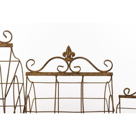 Klatki dekoracyjne metalowe 3 sztuki