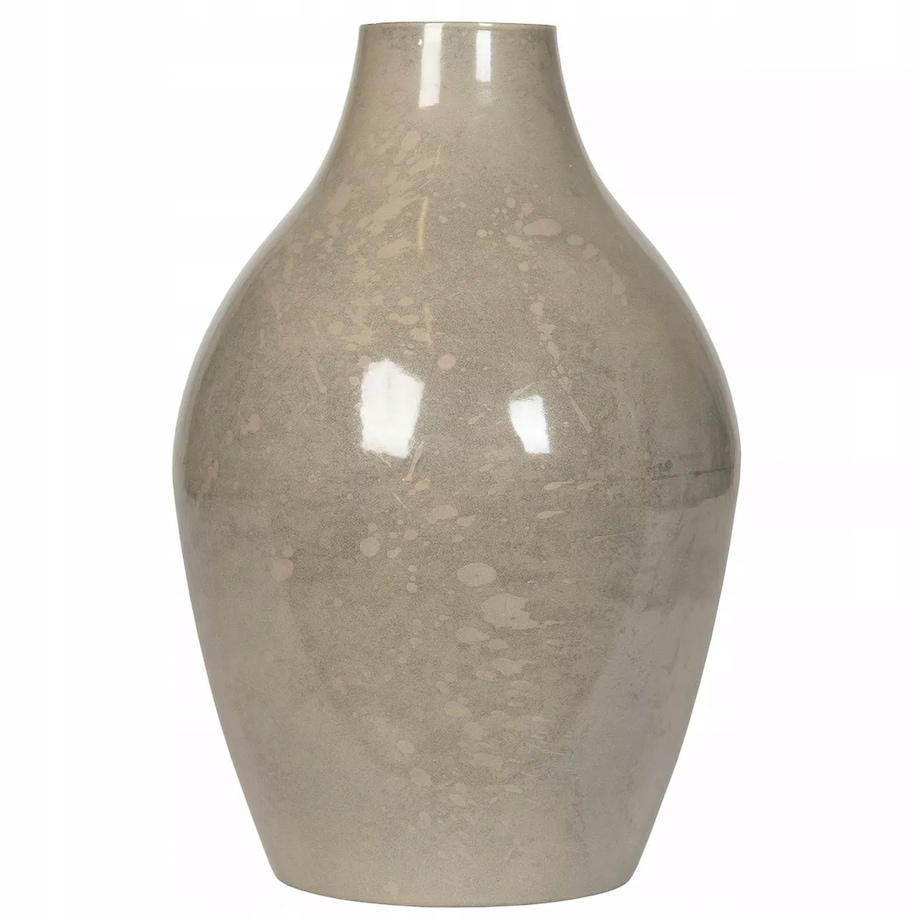 DUŻY WAZON 32cm na kwiaty tulipany metalowy skandynawski do salonu ozdoba