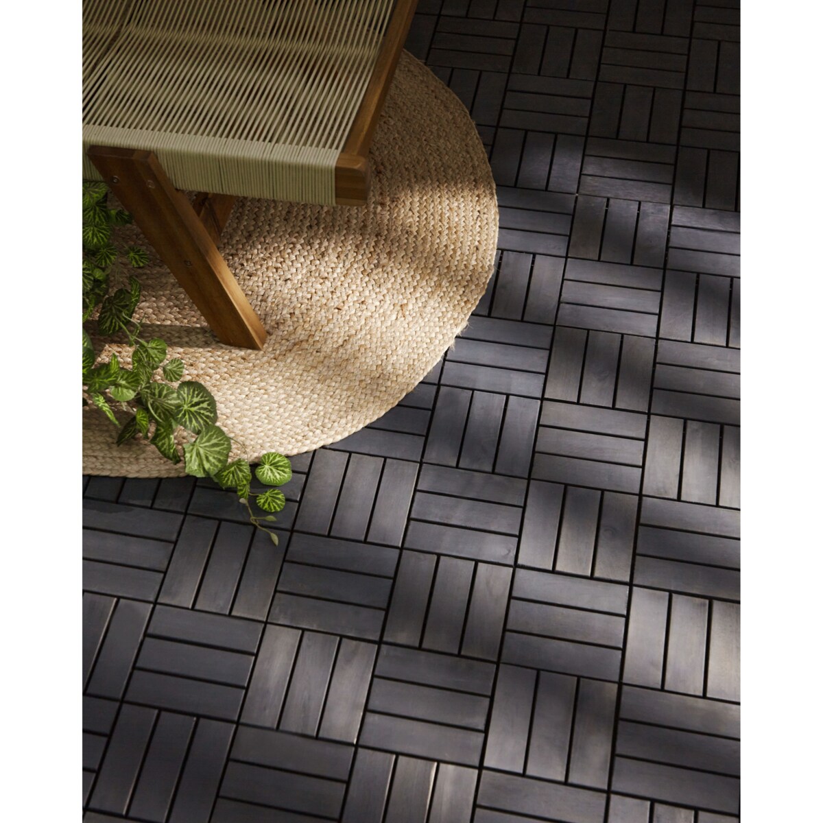 Płytki tarasowe ACERENZA Certyfikowane drewno akacjowe Szary