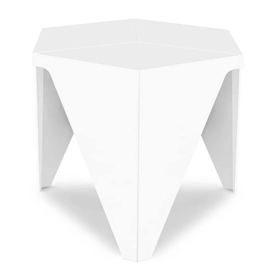 Nietuzinkowy stolik do salonu Clove KH010100218 King Home art. Deco biały