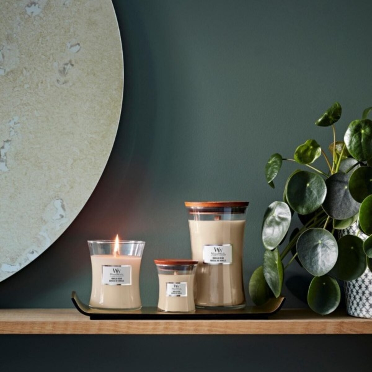 WoodWick świeca duża VANILLA BEAN