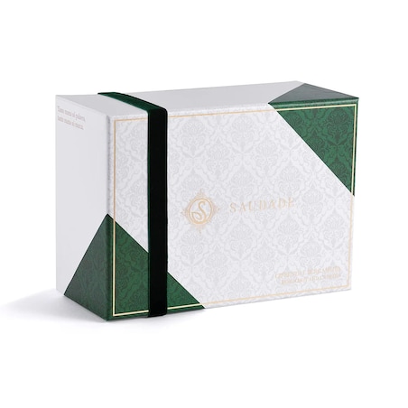 Zestaw Saudade świeca i mydło cedr i bergamotka