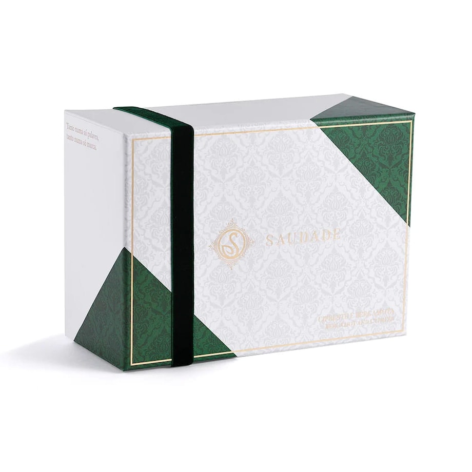 Zestaw Saudade świeca i mydło cedr i bergamotka