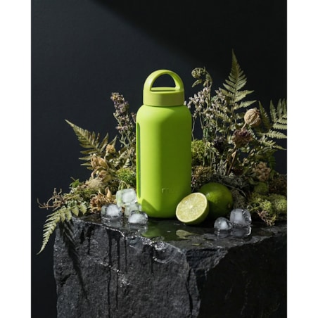 MUUKI DAILY BOTTLE szklana butelka na wodę 720 ml, Electric Lime
