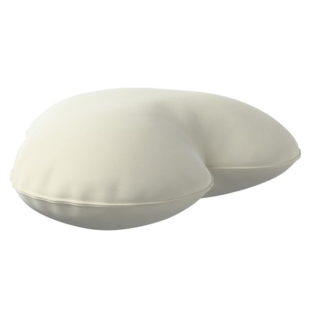 Poduszka Heart of Love, śmietankowa biel, 45x15x45cm, Posh Velvet