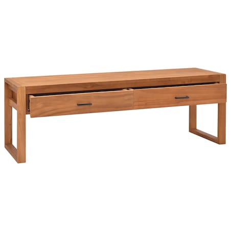 vidaXL Szafka pod telewizor, 120x40x45 cm, lite drewno tekowe