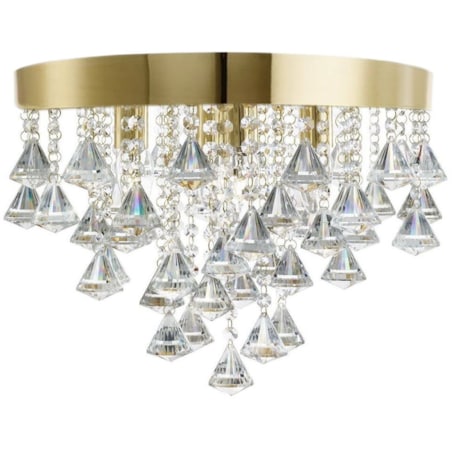 Lampa Sufitowa Wisząca App1655-3Cp Złoty, Metal