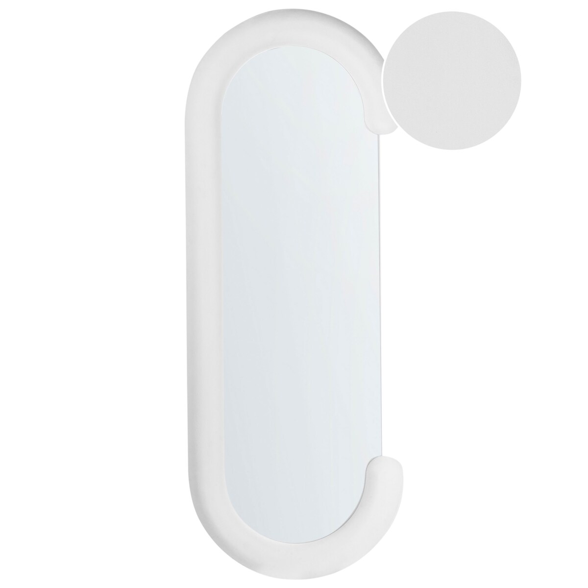 Lustro ścienne LOCHES 158 cm Biały