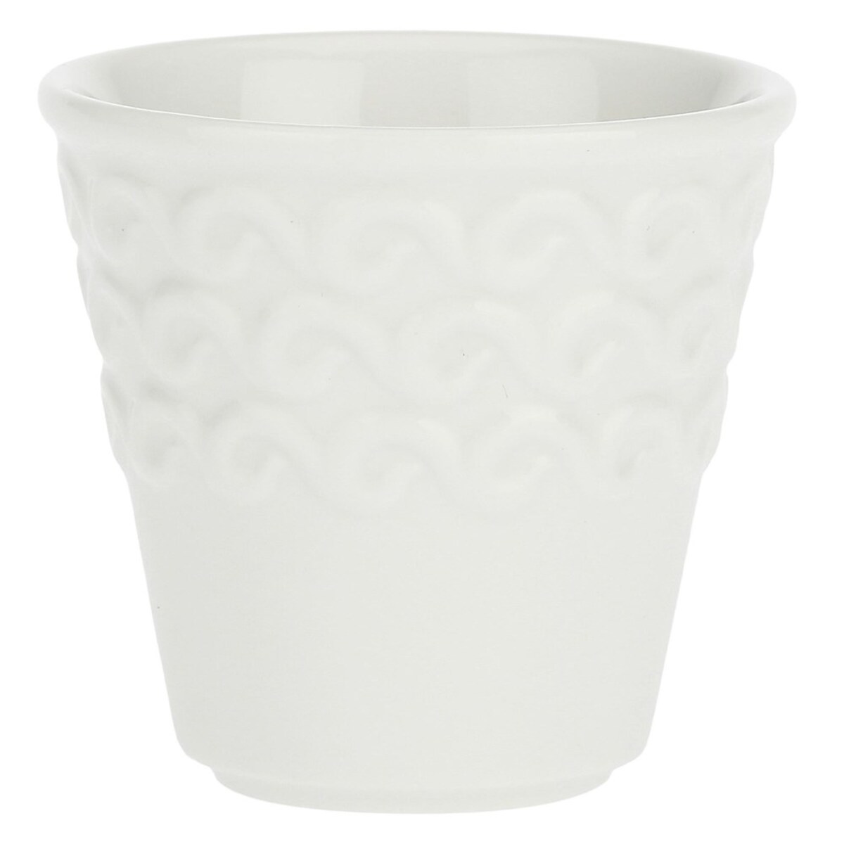 Zestaw 6 kubków do kawy Momenti - Biały, 75 ml