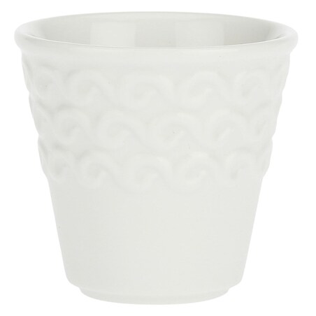 Zestaw 6 kubków do kawy Momenti - Biały, 75 ml