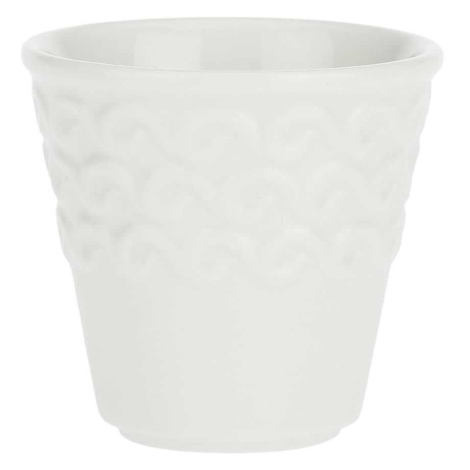 Zestaw 6 kubków do kawy Momenti - Biały, 75 ml