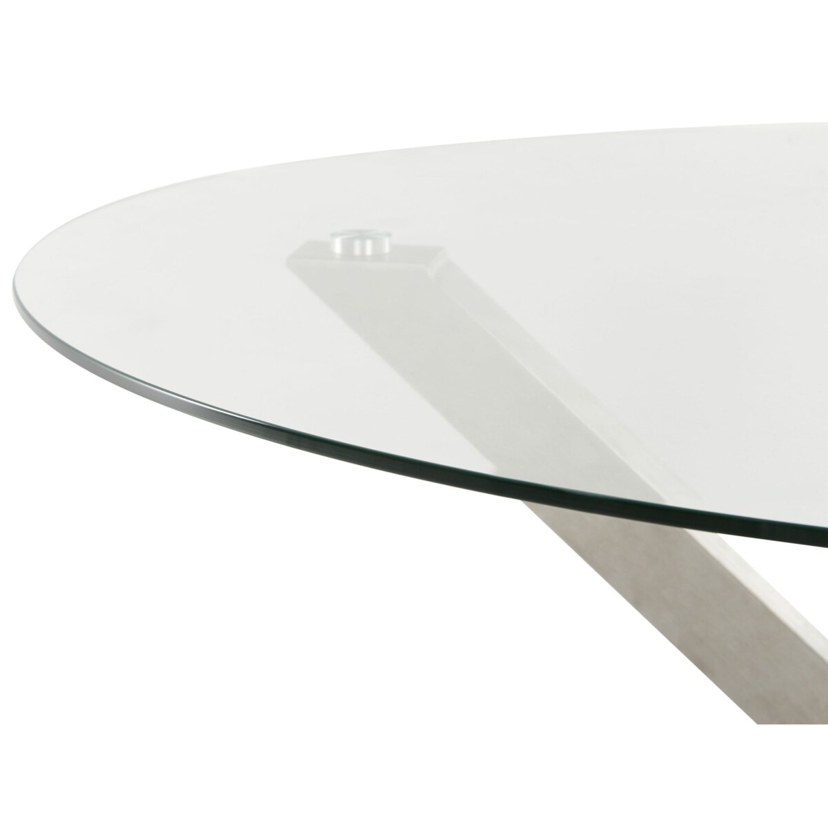 Stół ogrodowy Szkło Srebrny MALETTO