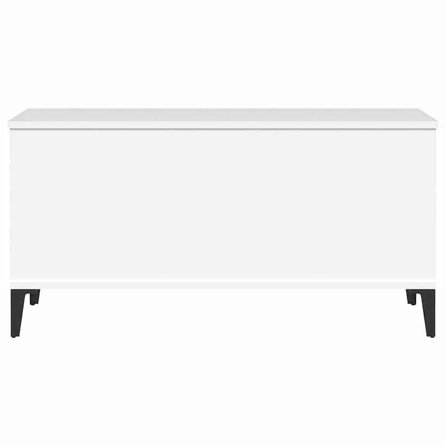 vidaXL Stolik kawowy, biały 90x44,5x45 cm, materiał drewnopochodny