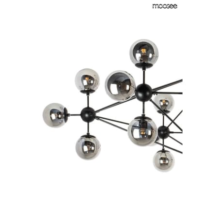 Wisząca lampa Astrifero MSE010100218 molekuły czarna