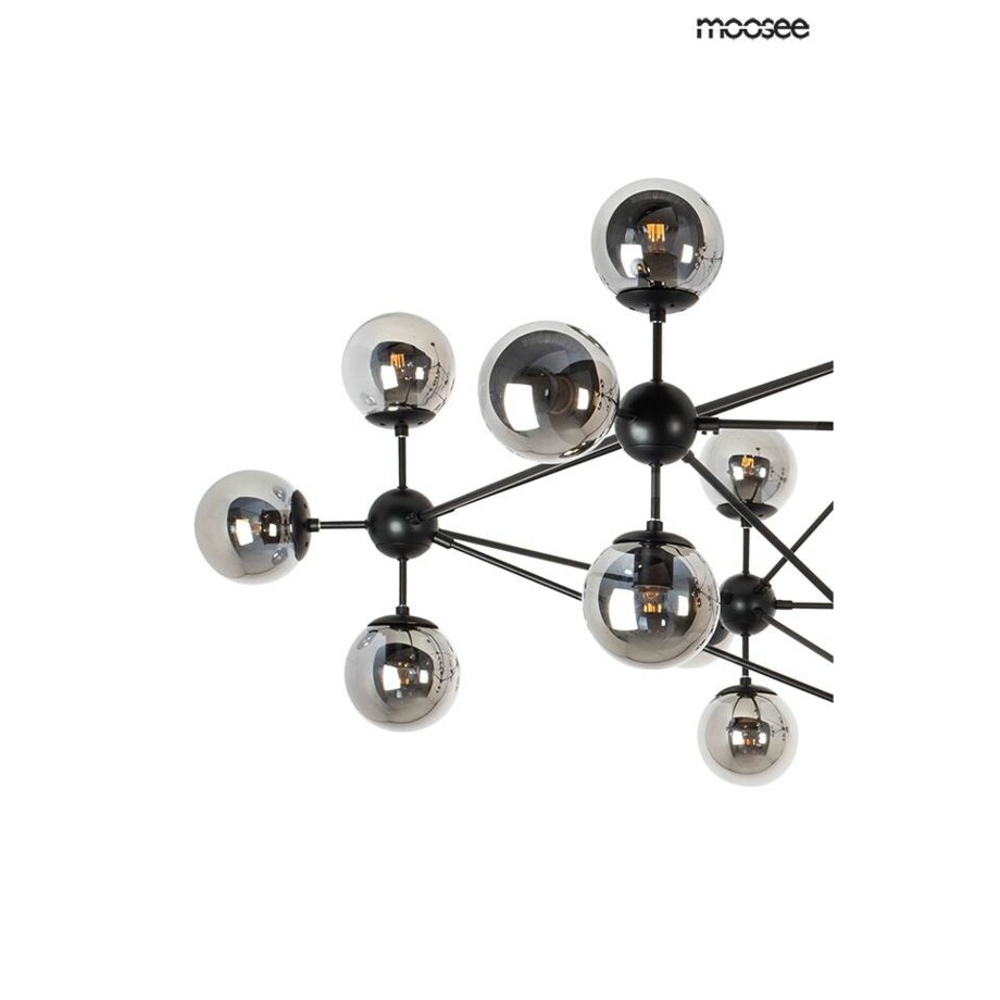 Wisząca lampa Astrifero MSE010100218 molekuły czarna