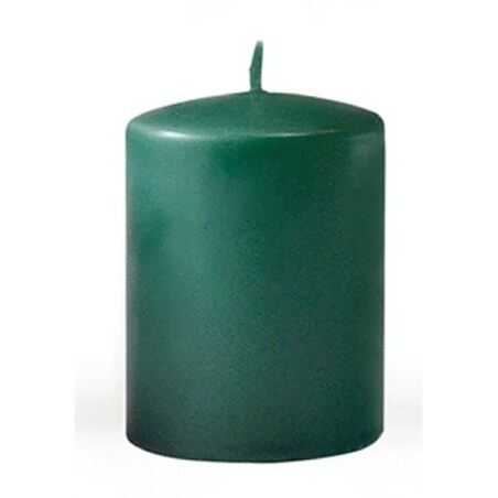Świeca CLASSIC CANDLES Walec mały 7xh10cm parafinowa zielona