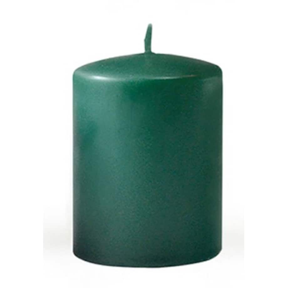 Świeca CLASSIC CANDLES Walec mały 7xh10cm parafinowa zielona