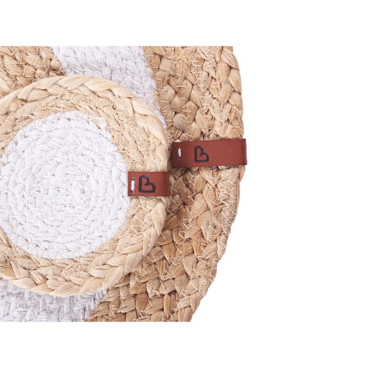 Zestaw 12 podkładek na stół TUMERIC Naturalny Juta