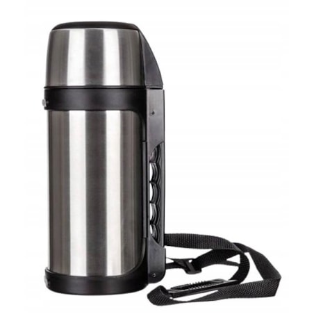 TERMOS PODRÓŻNY NA NAPOJE 1,5L z kubkiem turystyczny na wycieczkę piknik