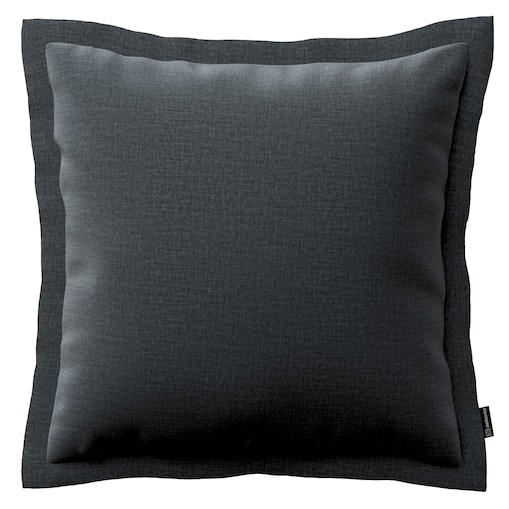 Poszewka Mona na poduszkę 45x45 grafitowy welwet