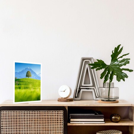 Ramka Na Zdjęcia 18X24 Cm Plakaty Rama Na Nóżce Stojąca Dekoracja Biała