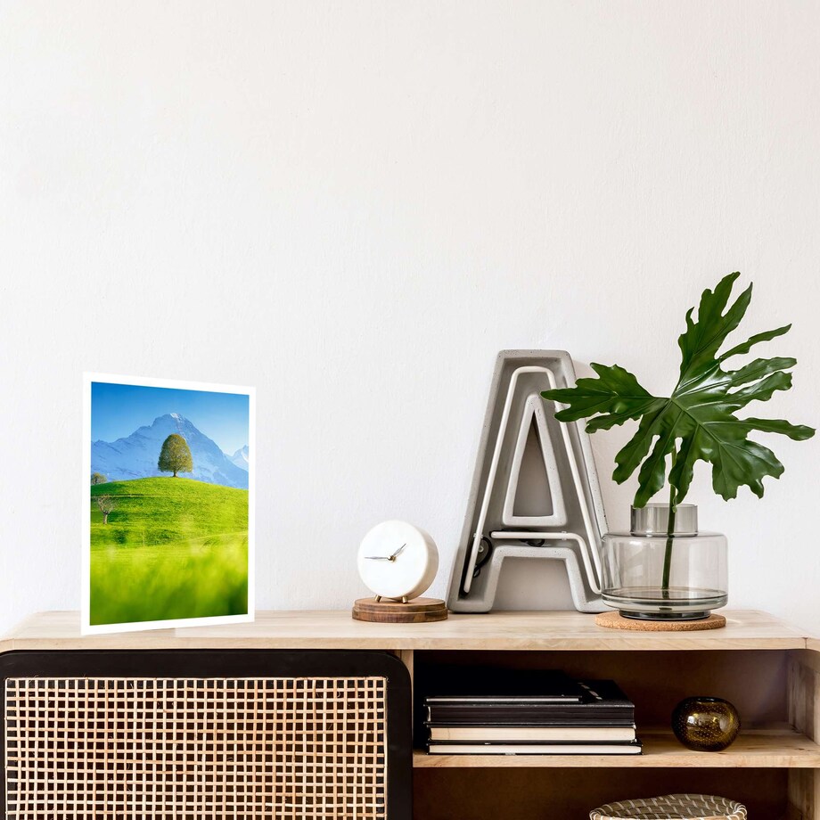 Ramka Na Zdjęcia 18X24 Cm Plakaty Rama Na Nóżce Stojąca Dekoracja Biała