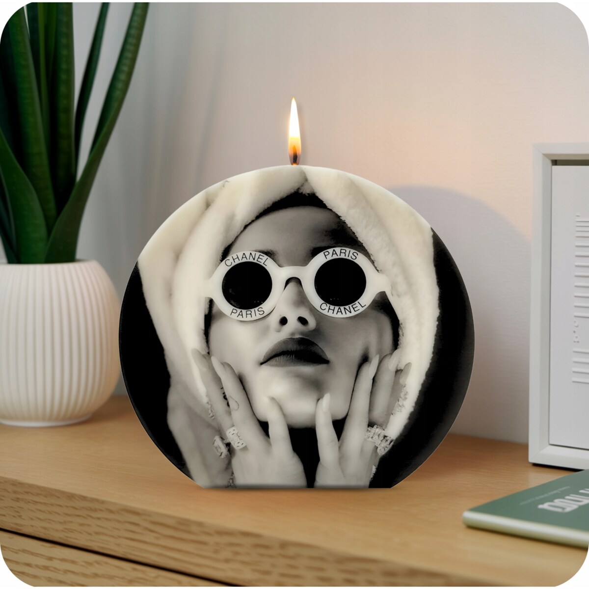 Świeca Rękodzieło Dekoracyjna Sojowa Świeczka na Prezent dla Kobiety Żony