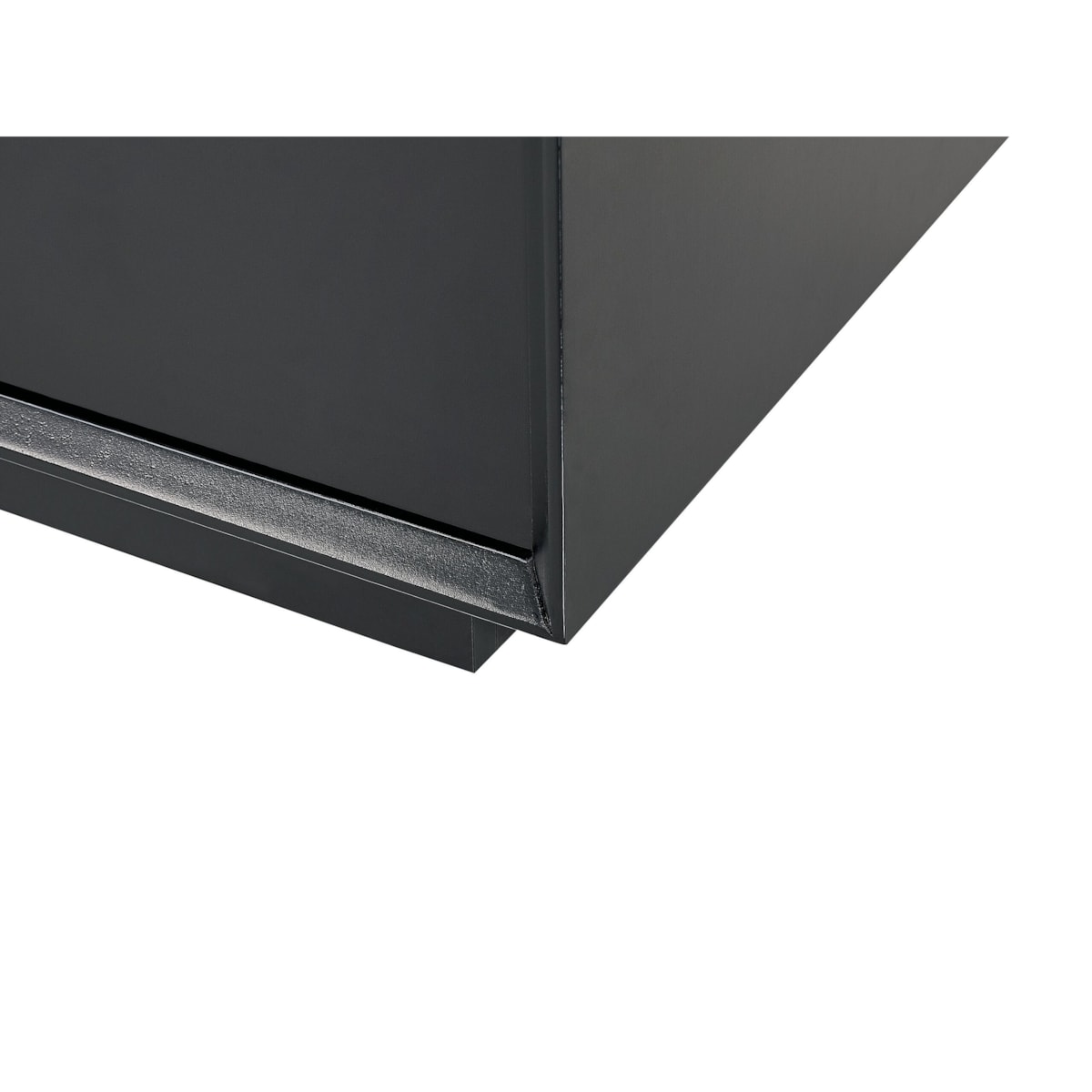 Szafka czterodrzwiowa czarna OXNARD