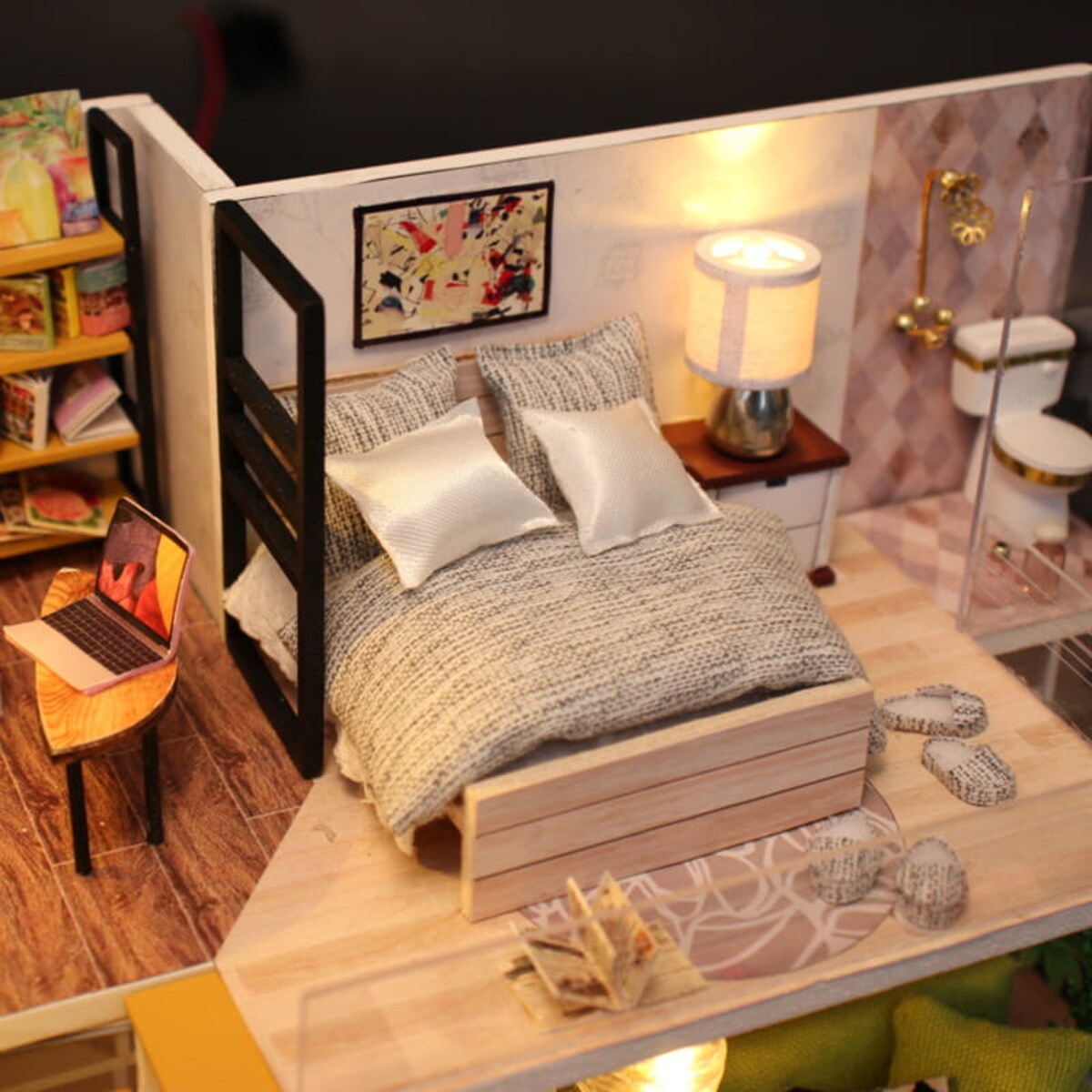 Miniaturowy domek - Skandynawska prostota