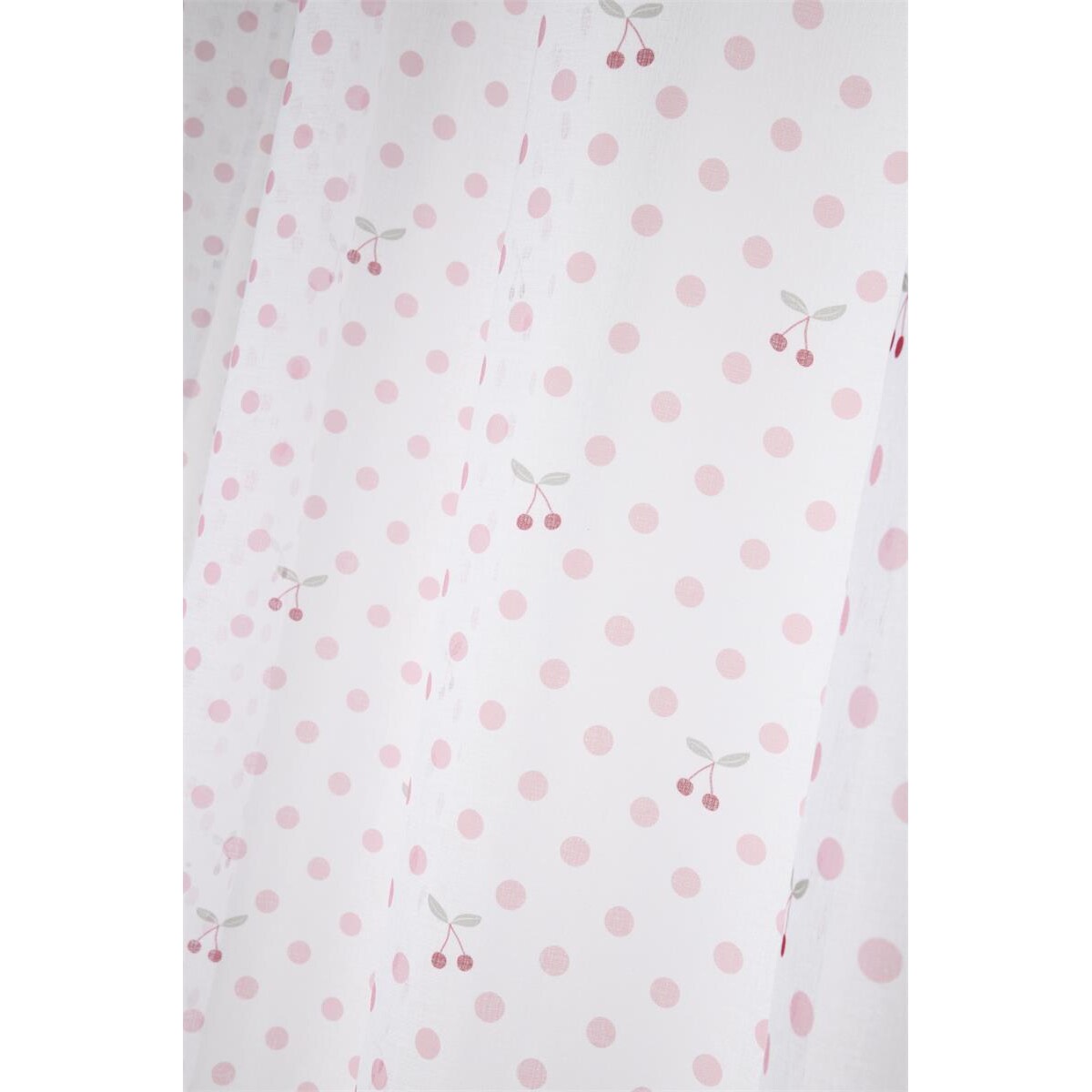 Firana MATTY wzór w wisienki, 140 x 260 cm