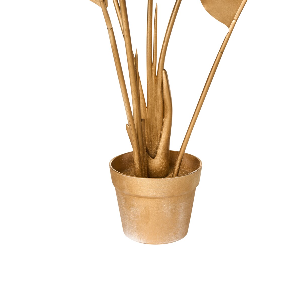 Sztuczna roślina BANANA TREE 123 cm Złoty