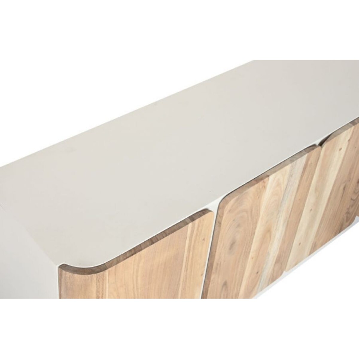 Szafka RTV z drewna mango i akacji 55x140x40 cm